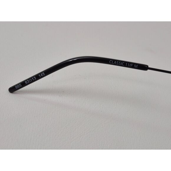 Saint Laurent Men\'s Pilot Sunglasses Classic 11/F M 001 Black 61mm YSL main image 4